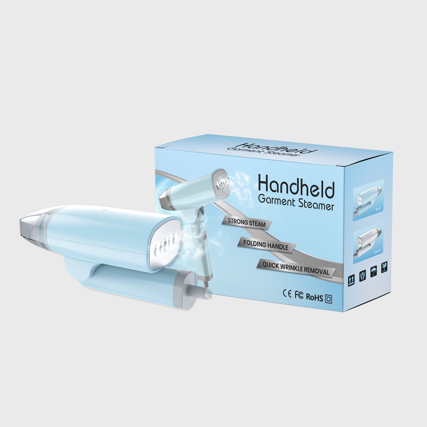 Portable & Foldable Garment Steamer – 1300W Powerful Home & Travel Steamer