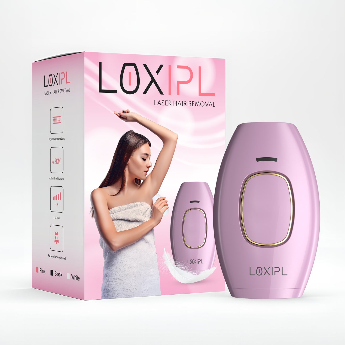 Lux IPL Hair Laser Removal Handset | Permanent Results & Pain Free